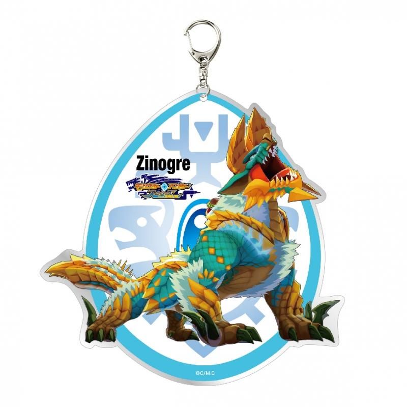 モンスターハンターストーリーズ ライドオン ビッグアクリルキーホルダー ジンオウガ pアニメストア モンスターハンターストーリーズ ライドオン ビッグアクリルキーホルダー ジンオウガ pアニメストア