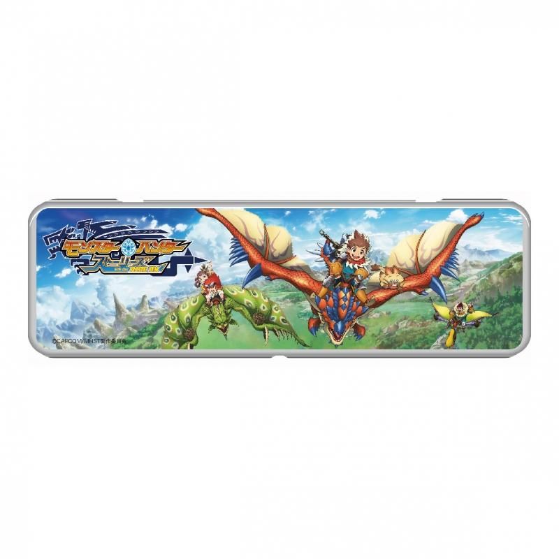 モンスターハンターストーリーズ ライドオン 缶ペンケース キービジュアル柄 pアニメストア モンスターハンターストーリーズ ライドオン 缶ペンケース キービジュアル柄 pアニメストア