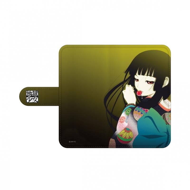 地獄少女 手帳型スマートフォンケース 手毬着物柄 Lサイズ pアニメストア 地獄少女 手帳型スマートフォンケース 手毬着物柄 Lサイズ pアニメストア