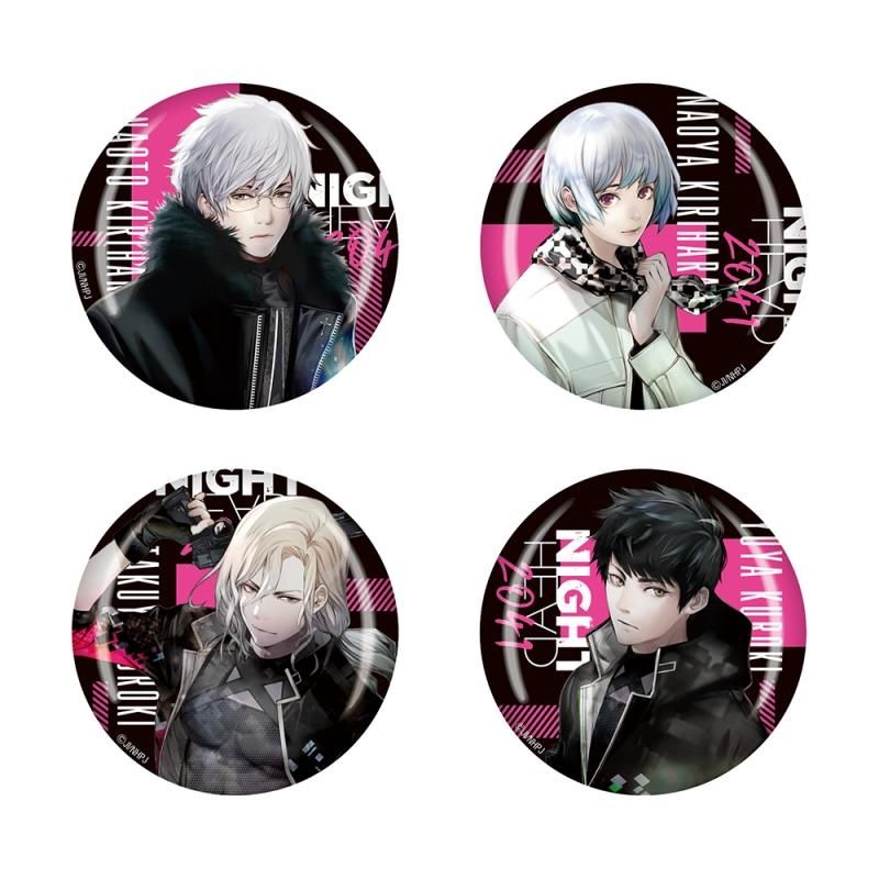 Night Head 41 トレーディングメタル缶バッジ 全4種 pアニメストア Night Head 41 トレーディングメタル缶バッジ 全4種 pアニメストア
