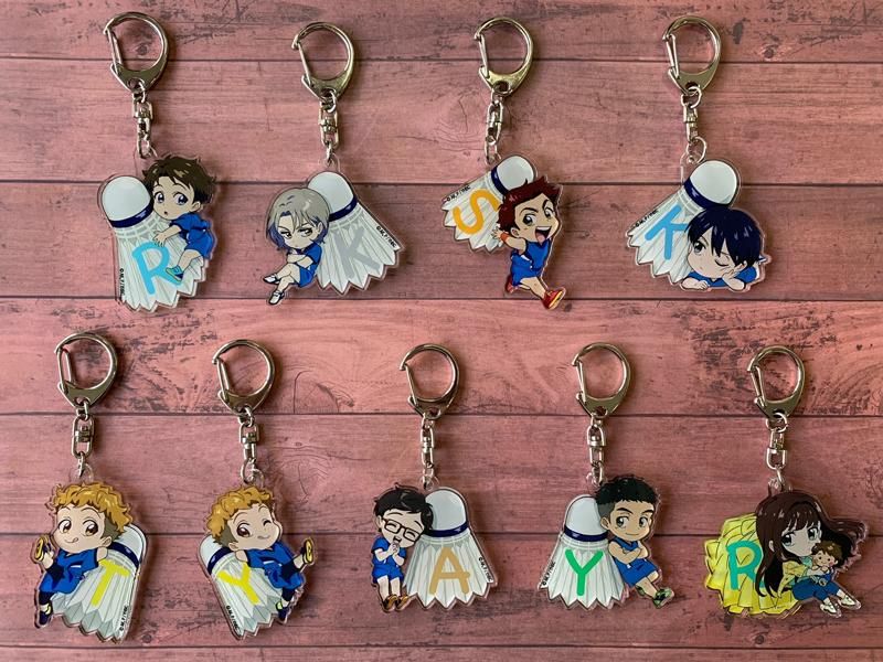 ラブオールプレー トレーディングイニシャルキーホルダーコレクション