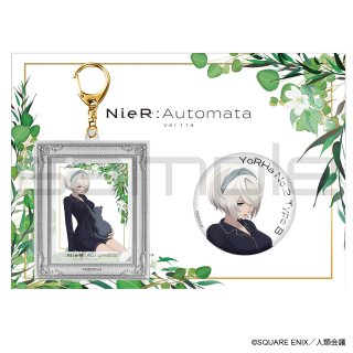 <img class='new_mark_img1' src='https://img.shop-pro.jp/img/new/icons8.gif' style='border:none;display:inline;margin:0px;padding:0px;width:auto;' />NieR:Automata Ver1.1a　缶バッジ＆アクリルキーホルダーSET 2B