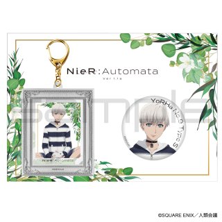 <img class='new_mark_img1' src='https://img.shop-pro.jp/img/new/icons8.gif' style='border:none;display:inline;margin:0px;padding:0px;width:auto;' />NieR:Automata Ver1.1a　缶バッジ＆アクリルキーホルダーSET 9S
