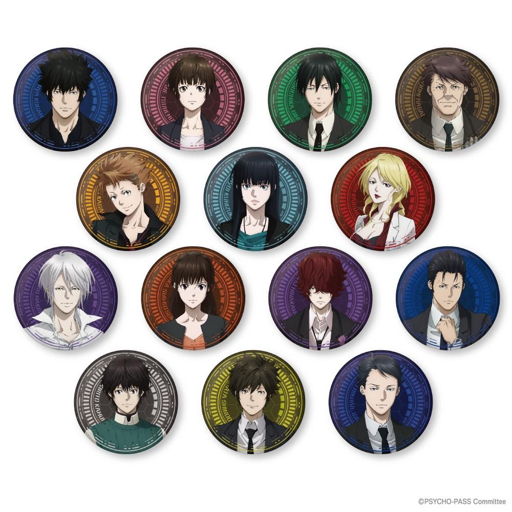 PSYCHO-PASS サイコパス トレーディング缶バッジ – IG Port