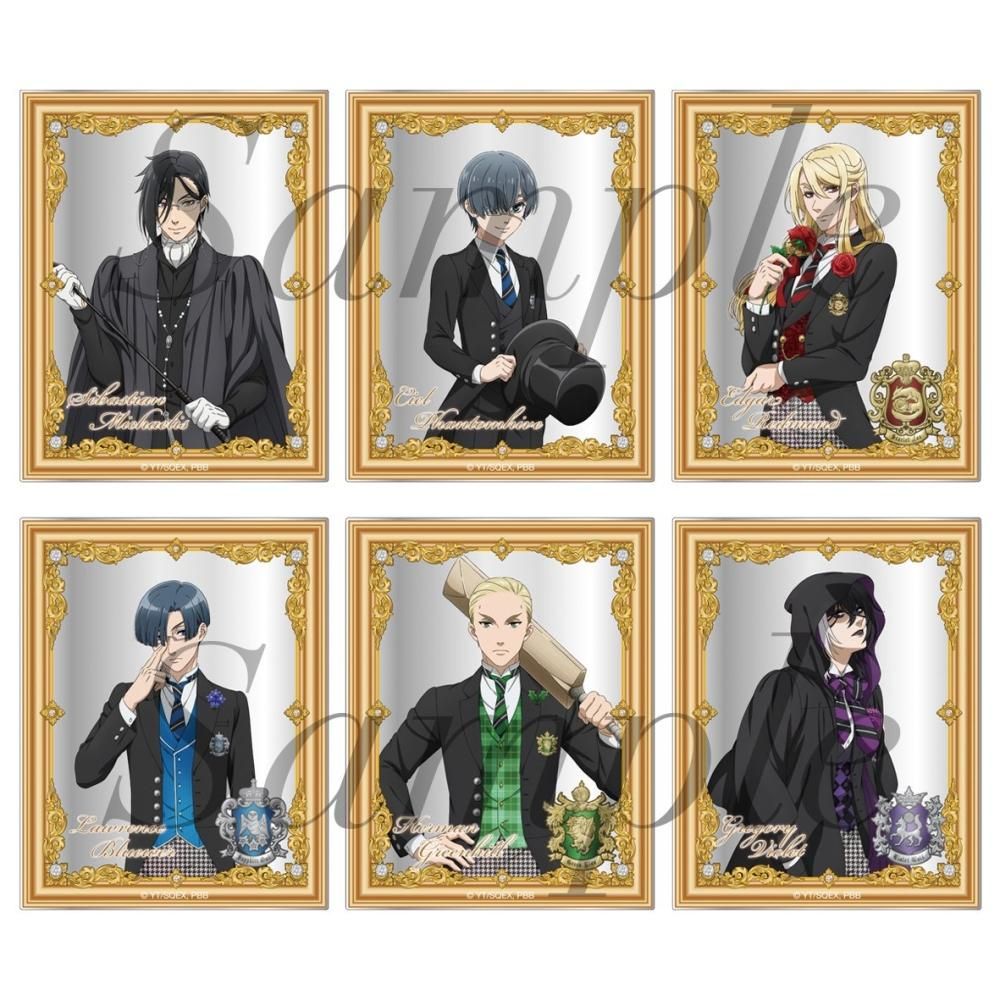 黒執事 寄宿学校編　ホログラムアクリルカード　セバスチャン　50点まとめ売り 黒執事 寄宿学校編 ホログラムアクリルカード セバスチャン 50点まとめ