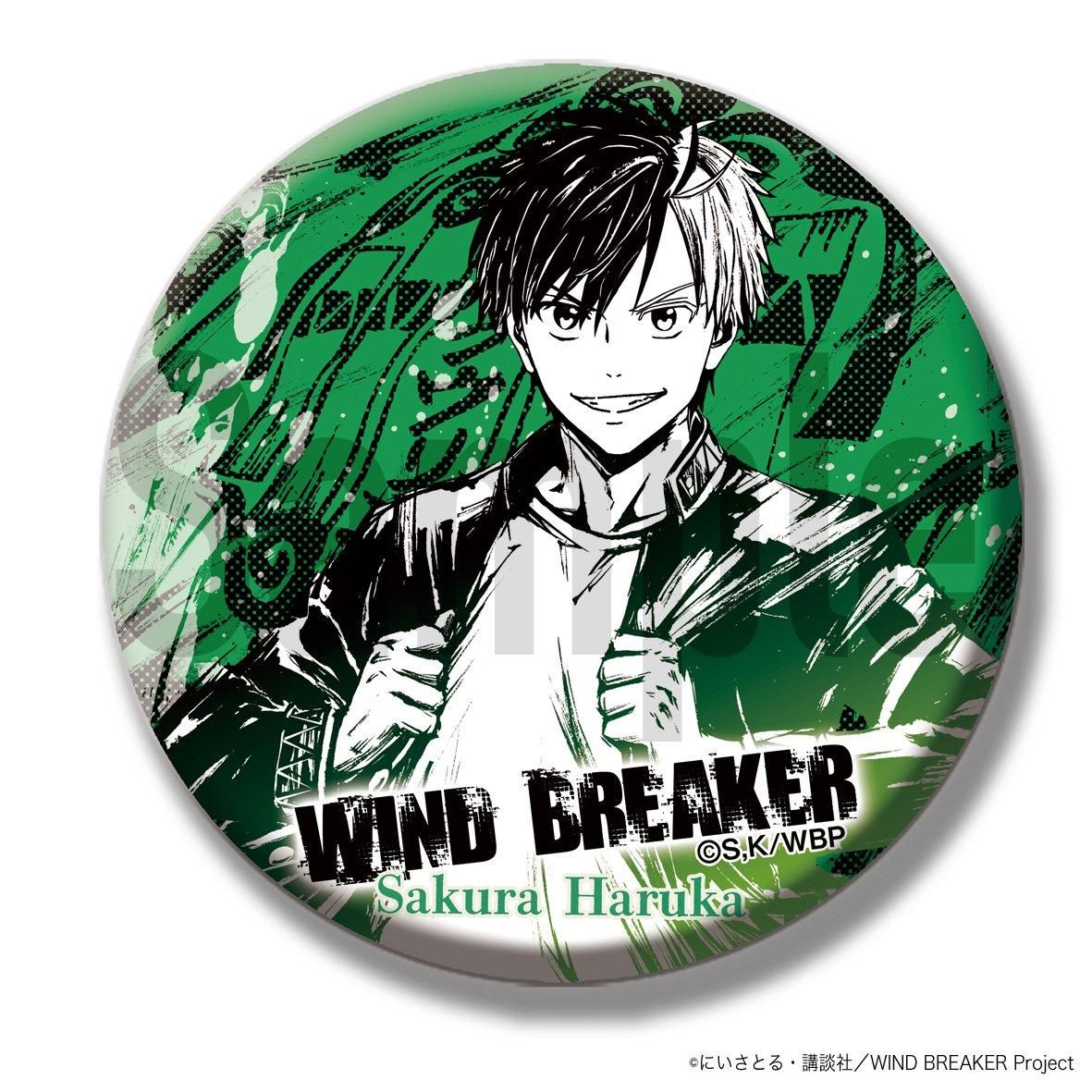 TVアニメ『WIND BREAKER』 墨絵缶バッジ 桜 - Pアニメストア TVアニメ『WIND BREAKER』 墨絵缶バッジ 桜 - Pアニメストア