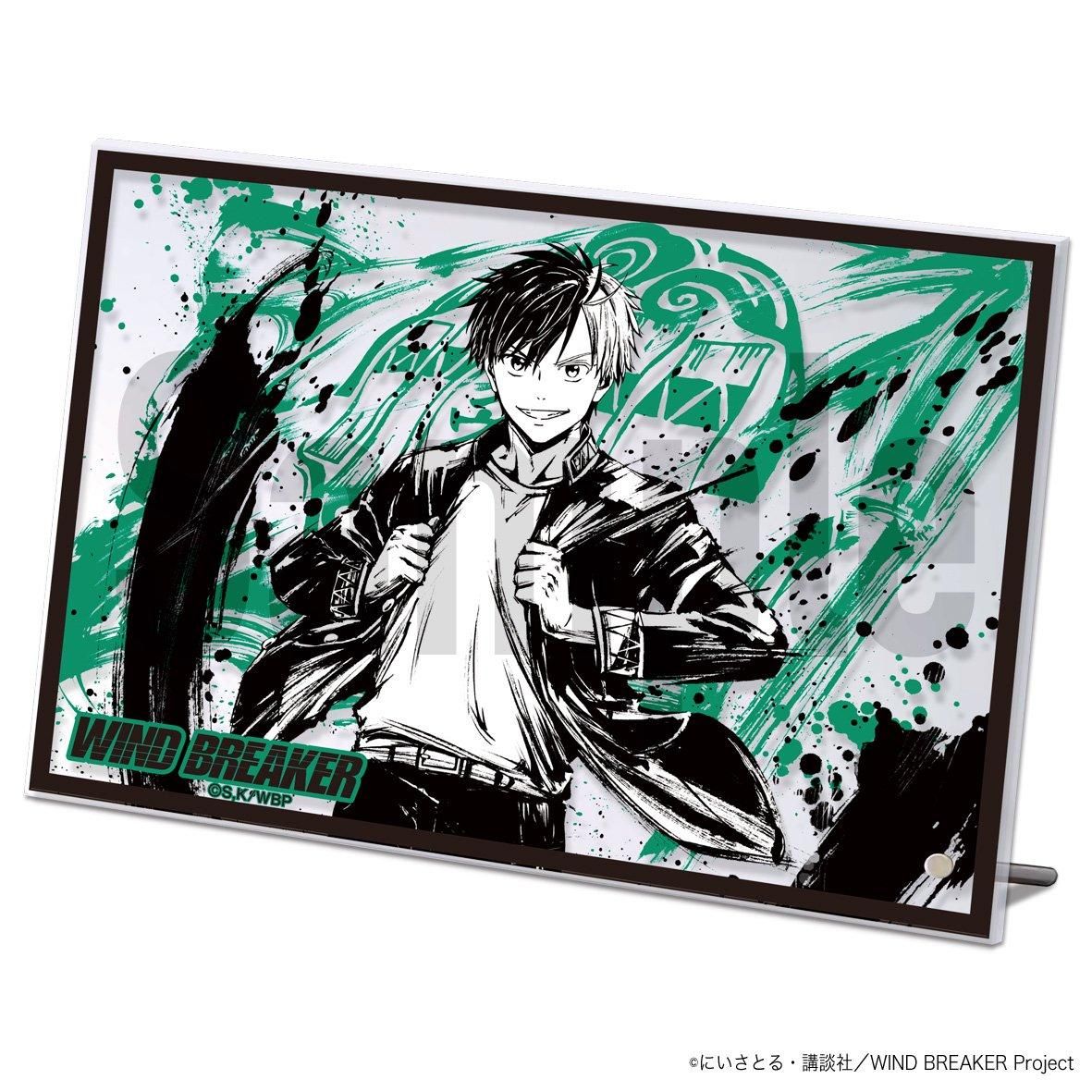 TVアニメ『WIND BREAKER』 墨絵アクリルプレート 桜 - Pアニメストア