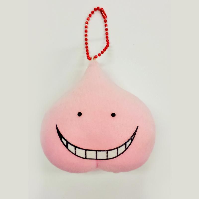 描きおろし】暗殺教室 殺せんせー やわらかマスコット 桃 - Pアニメストア