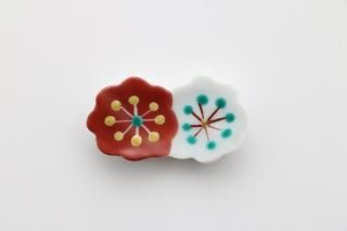 はしおき 赤白花