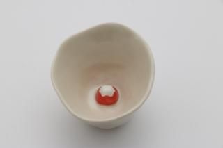 現代陶器作家 日本工芸会正会員 西田宣生作 墨彩ぐい呑 酒呑 盃 酒盃 共箱 酒器 - 石川の伝統工芸 九谷焼作家通販サイト｜ギャラリー結