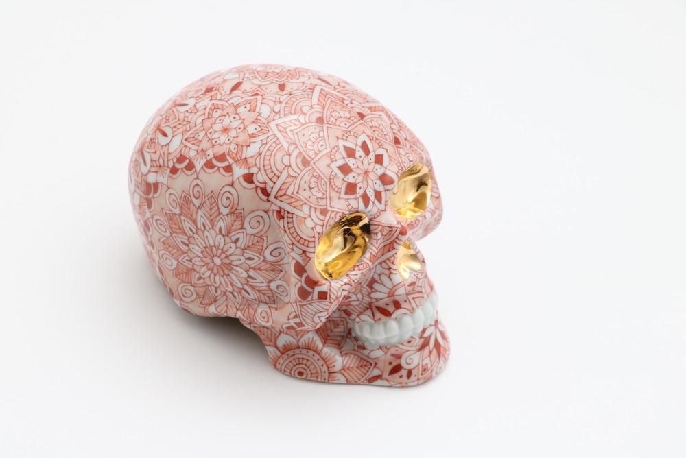 酒盃 髑髏 赤絵 - 石川の伝統工芸 九谷焼作家通販サイト｜ギャラリー結