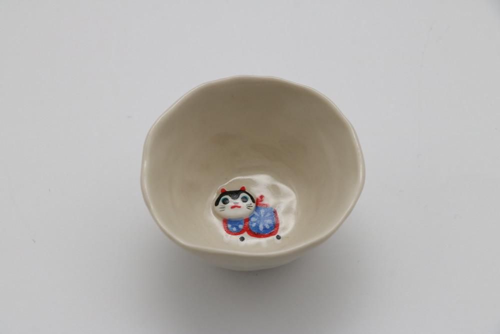 作家もの 早助千晴さん 豆皿 追い込ま