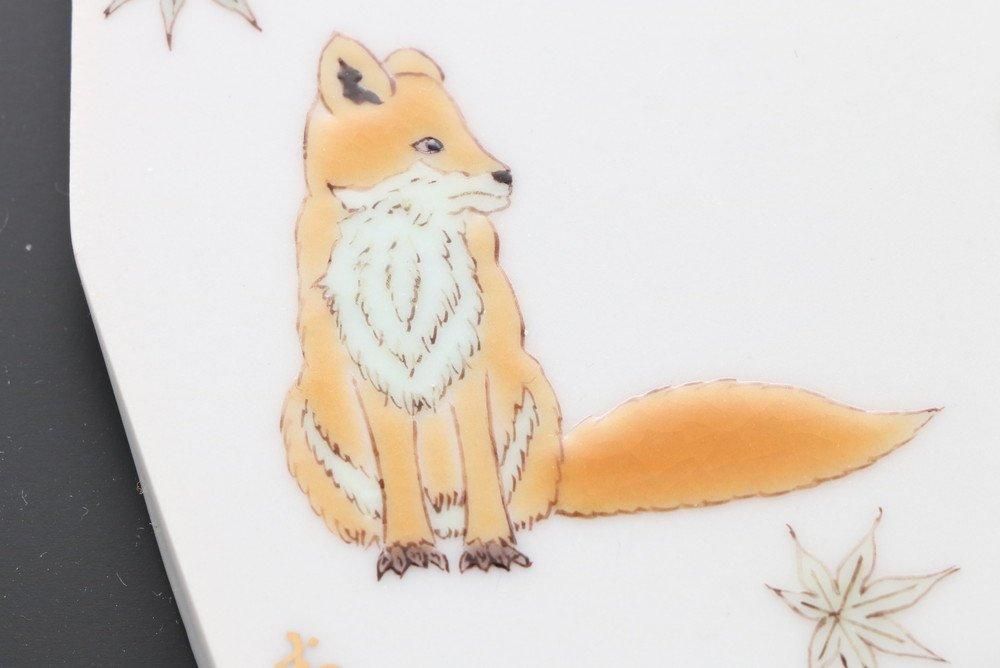 陶額 きつね - 石川の伝統工芸 九谷焼作家通販サイト｜ギャラリー結