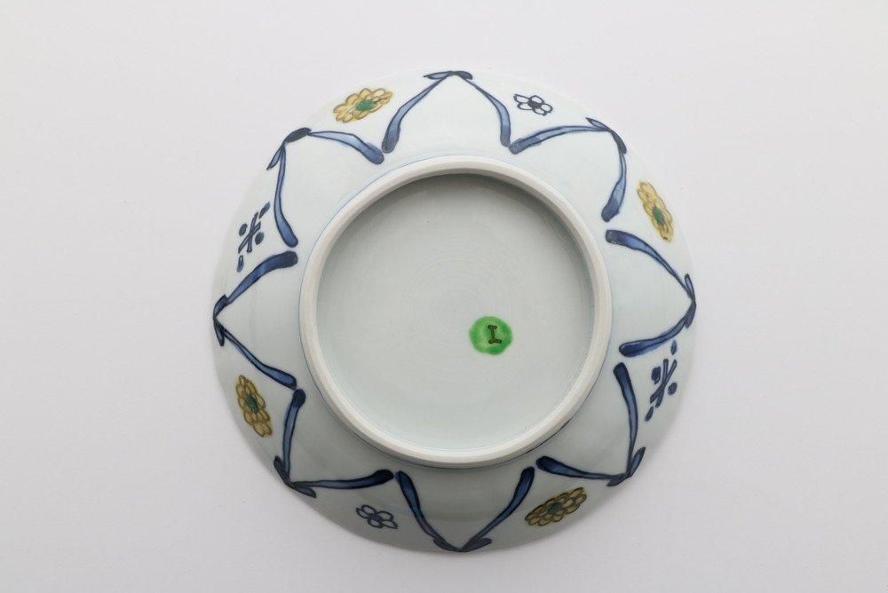 九谷焼 山岸大成 造 翡翠 方皿 色絵 鳥文 四方皿 角皿 飾皿 九谷焼 山岸大成 造 翡翠 方皿 色絵 鳥文 四方皿 角皿 飾皿