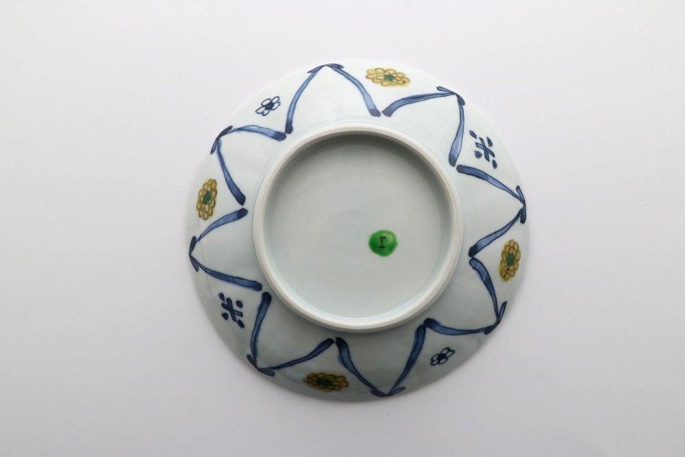 7寸皿 色絵ザクロ文 鳥 - 石川の伝統工芸 九谷焼作家通販サイト