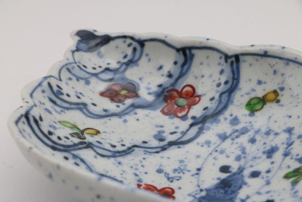 色絵貝形向付 - 石川の伝統工芸 九谷焼作家通販サイト｜ギャラリー結