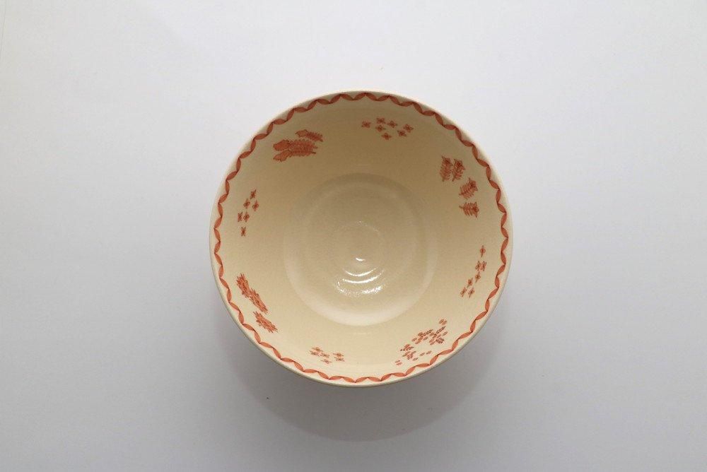 稀少　加賀久谷 谷口製　細密人物往来図(内絵 景色図)　煎茶用茶巾 稀少 加賀久谷 谷口製 細密 人物往来図 内絵 景色図 茶巾（加賀