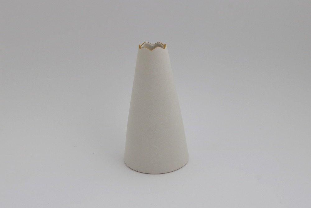 【未使用美品】 皿谷実作 熊野焼 花瓶 大型 栞付 作家物 美術工芸 伝統工芸 美濃焼 - 新品未使用 灰釉 高木典利 花瓶 平正窯 美濃陶芸 伝統