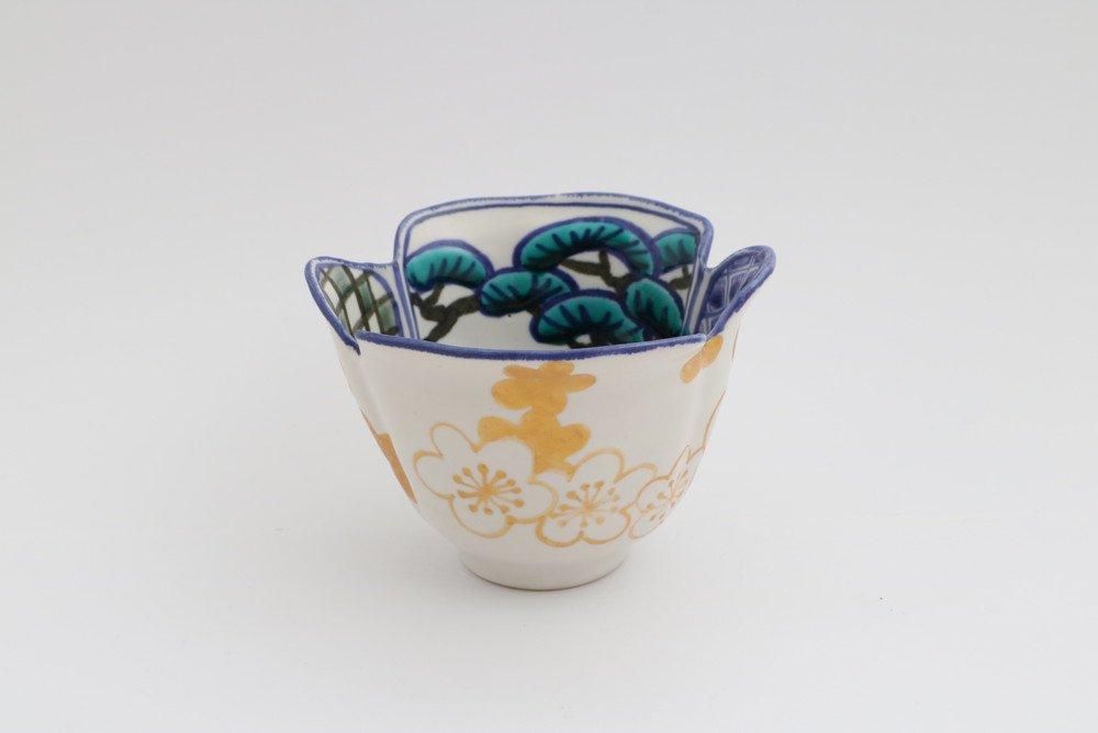 小鉢 乾山風 松 - 石川の伝統工芸 九谷焼作家通販サイト｜ギャラリー結