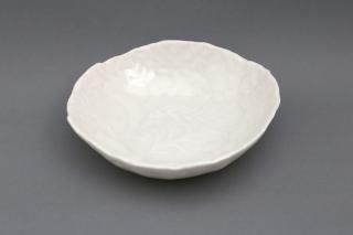 丸皿 草花文 no.2