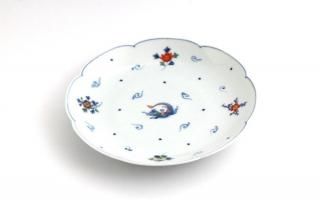 上品コーデはコレで安心！ 明成化 緑彩 高さ 工芸品 中国美術 陶磁器 唐物 海水龍文食籠 宋