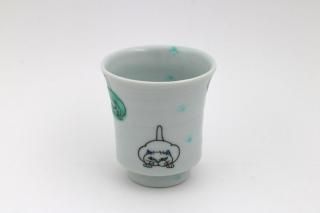 湯のみ ドットネコ