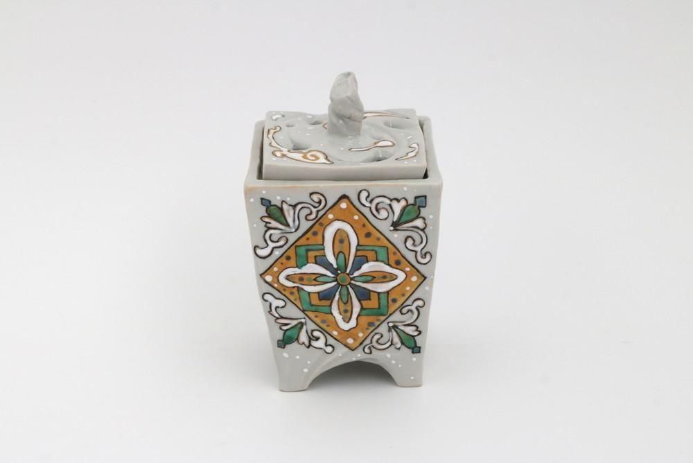 魔法の香炉 緑 - 石川の伝統工芸 九谷焼作家通販サイト｜ギャラリー結