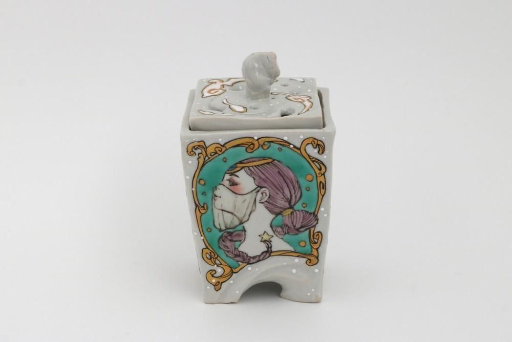 魔法の香炉 緑 - 石川の伝統工芸 九谷焼作家通販サイト｜ギャラリー結