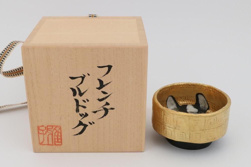 ぐいのみ フレンチブルドック - 石川の伝統工芸 九谷焼作家通販サイト