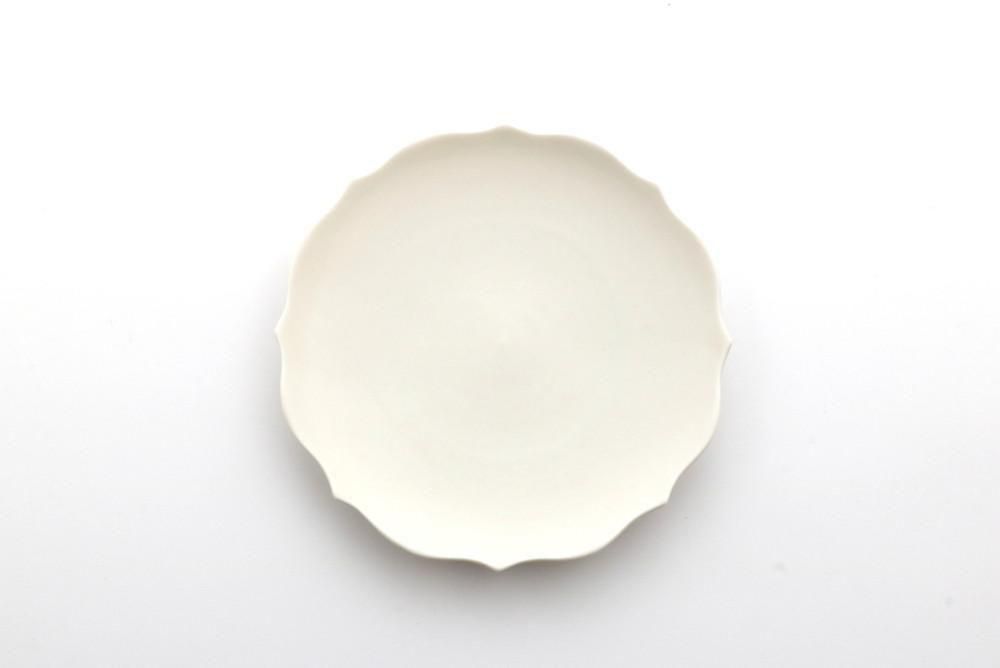 蓮花5寸皿 ホワイト - 石川の伝統工芸 九谷焼作家通販サイト