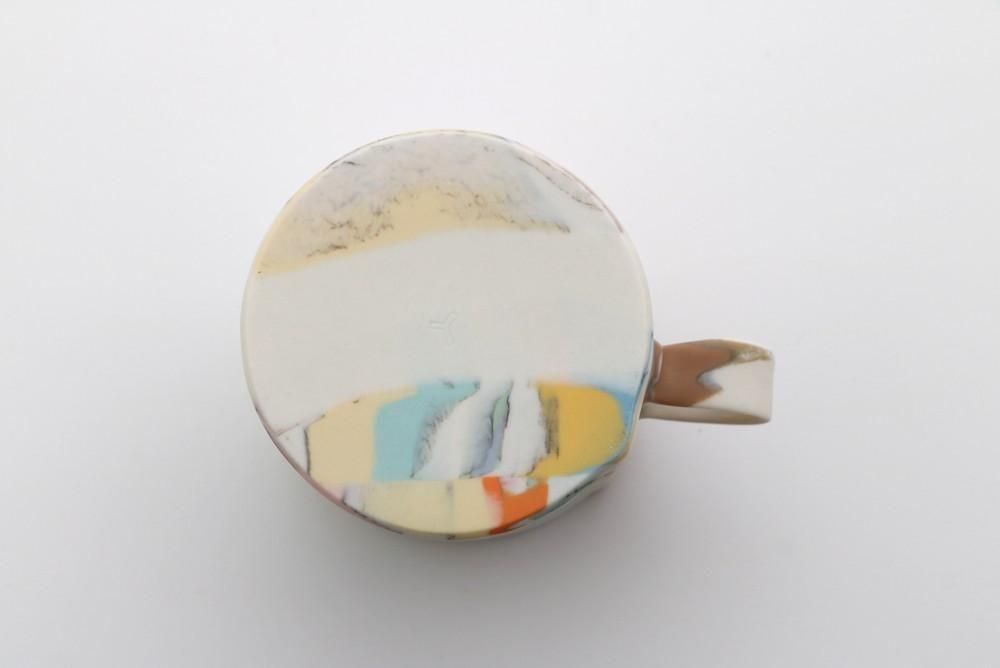 お値下げしました、九谷焼　人物・扇・踊り盃小 お値下げしました、九谷焼 人物・扇・踊り盃小