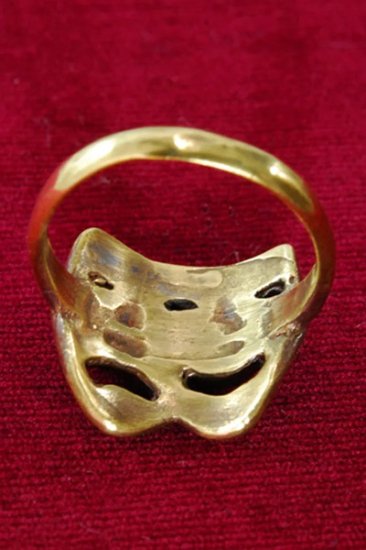 Dry bones two face ring リング 真鍮