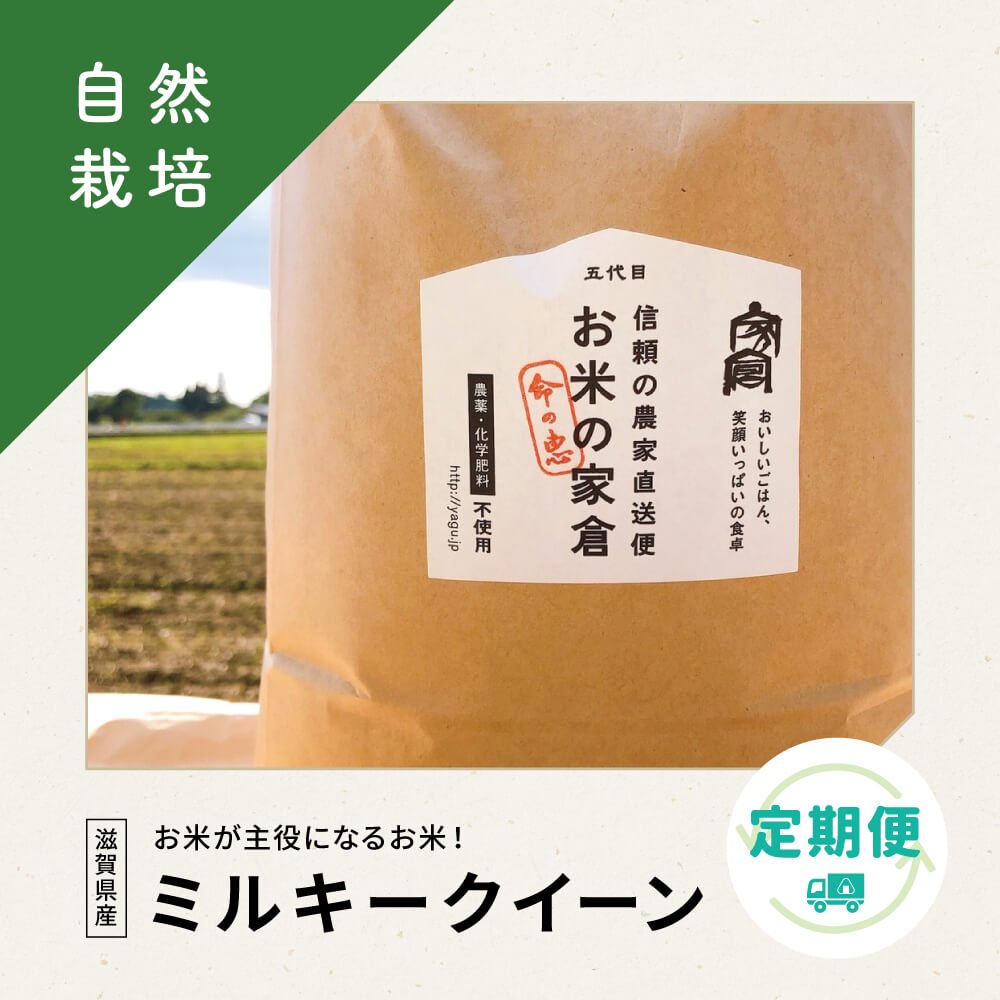 自然栽培米｜ミルキークイーン