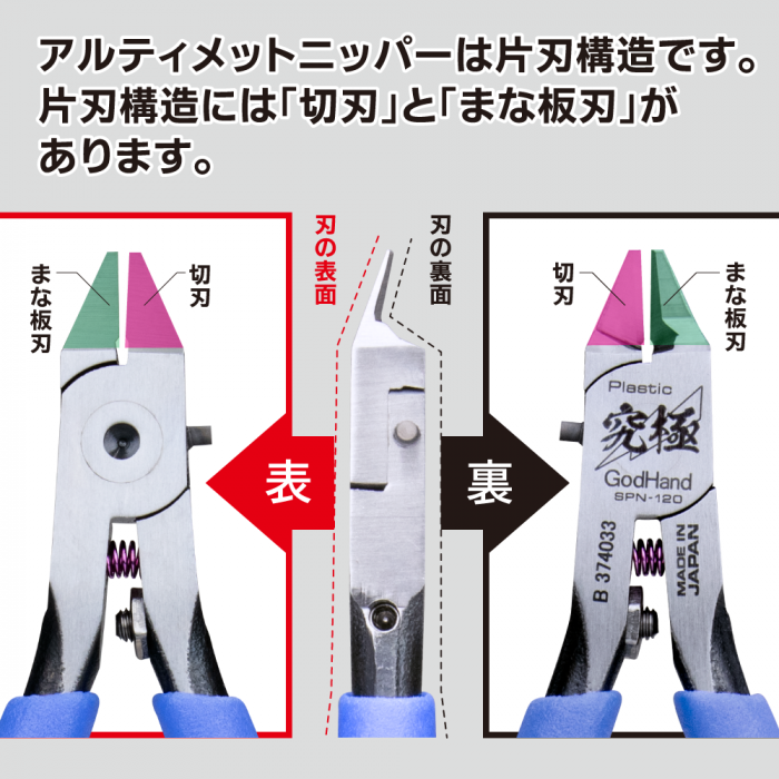 ゴッドハンド】GH-SPN-120)アルティメットニッパー5.0 - 福岡の