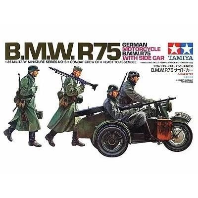 タミヤ】35016)1/35 ドイツBMW R75 サイドカー - ホビーボックス タミヤ】35016)1/35 ドイツBMW R75 サイドカー - ホビーボックス