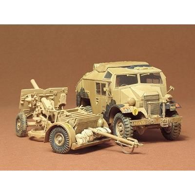 タミヤ】35044)1/35 イギリス・25ポンド砲とクオード・ガン