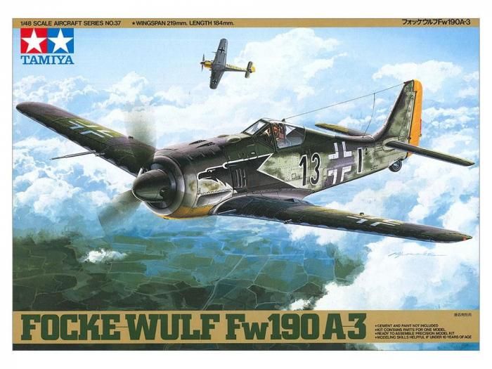 タミヤ】61037)1/48 フォッケウルフ Fw190 A-3 - 福岡のプラモデル専門