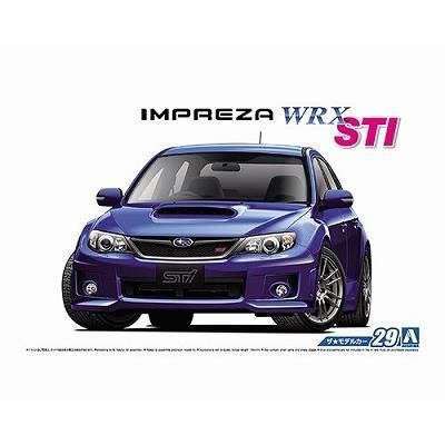 アオシマ】ザ・モデルカー No.29)1/24 スバル GRB インプレッサWRX STI