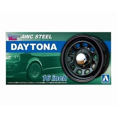 AWC USA DAYTONAホイール16インチ タイヤ・ホイールセット 4本 □ U.S.Daytona デイトナ □ ブラックカラー ホイール4本セット