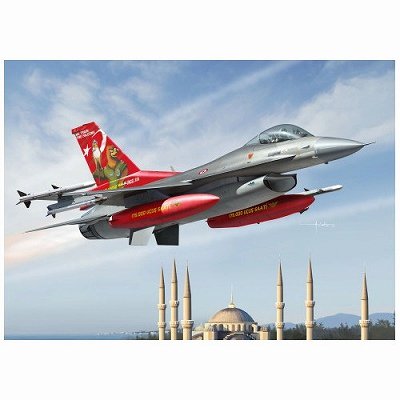 キネティック】48069)1/48 F-16C ファルコン トルコ空軍 - ホビーボックス
