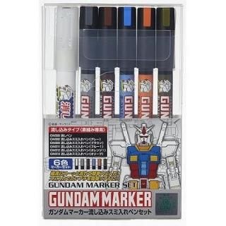 ガンダムマーカーセット 多数 ガンダム00セカンドマーカーセット(6色カラーセット) (塗料