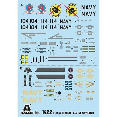 イタレリ】1422)1/72 映画「トップガン」 F-14A vs A-4F イタレリ】1422)1/72 映画「トップガン」 F-14A vs A-4F