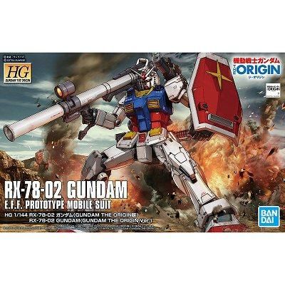 バンダイ】HG026)1/144 RX-78-02 ガンダム(GUNDAM THE ORIGIN版)(ジ