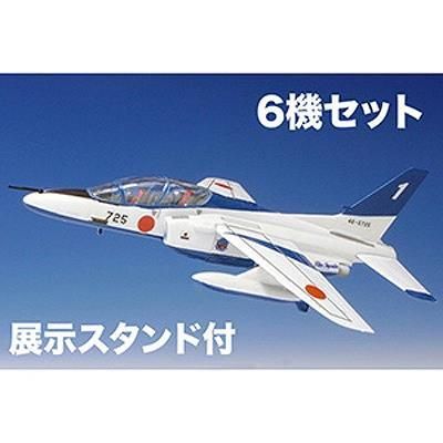 プラッツ】SP-148)1/144 T-4 ブルーインパルス'2020'6機セット 塗装