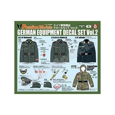 パッションモデルズ】P35D-004)1/35 ドイツ軍装備品デカール