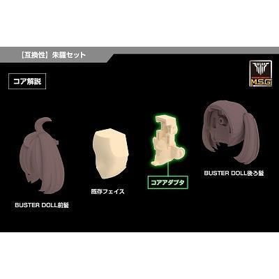 コトブキヤ】KP729)メガミデバイス M.S.G 03 フェイスセット 朱