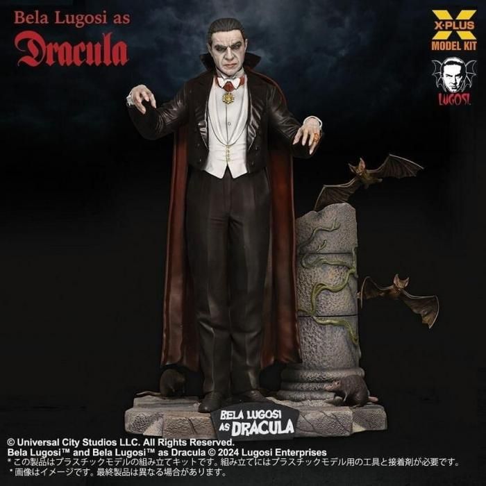 ドラキュラ 1/8スケール プラスチックモデルキット Amazon | エクスプラス ベラ・ルゴシ as ドラキュラ 1/8スケール