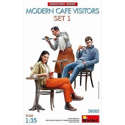 最大12%OFFクーポン ミニアート】38085)1/35 モダンカフェと客セット ホビーボックス - 1 その他