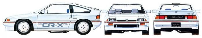 タミヤ】240451)1/24 Honda バラード スポーツ 無限 CR-X PRO