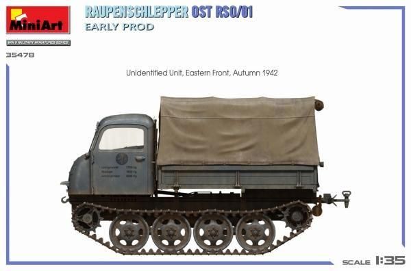 ミニアート】35478)1/35 ラウペンシュレッパーOST RSO/01. 初期